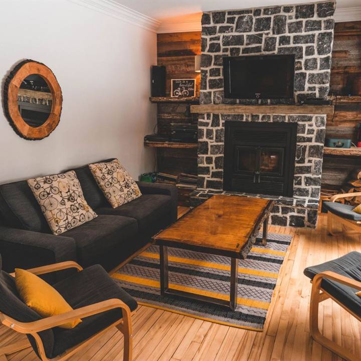 Le Doucet - Cottage for rent - Living room (2)